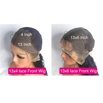 40 Inch Body Wave Human Hair Lace Front Wig