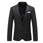 Bright Green Men's Blazer, Polyester Slim Fit Jacket