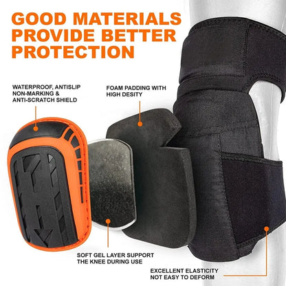 Heavy Duty EVA Foam Knee Pads with Gel Cushion