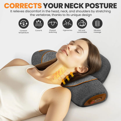 Heated Neck Massage Pillow