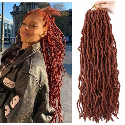 8Pcs 24 Inch Black Synthetic Dreadlock Extensions