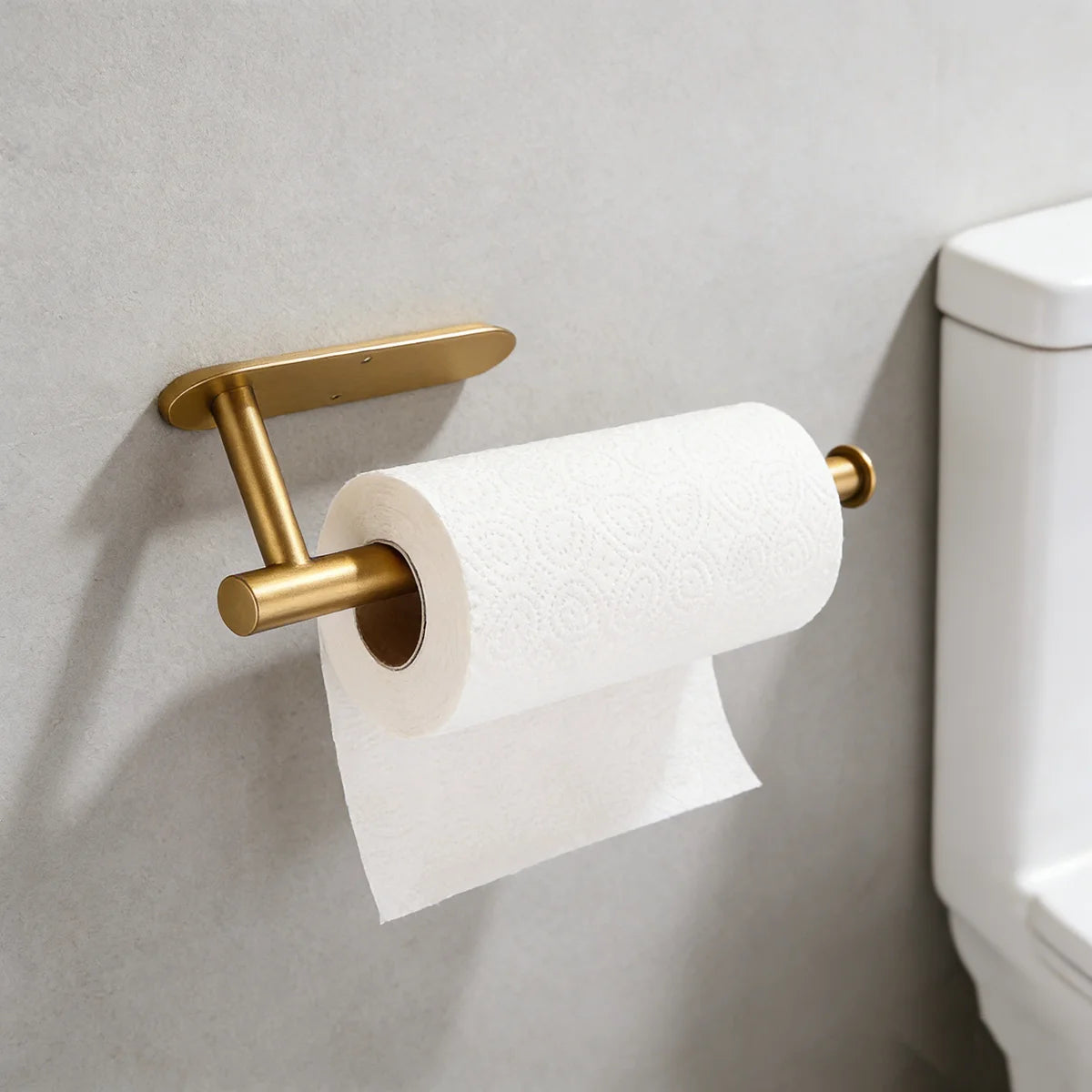 Metal Paper Towel Holder Stainless Steel Gold Black