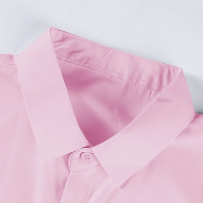 Men's Casual Short Sleeved Shirt Polyester Blend