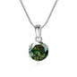 Moissanite Pendant Necklace 925 Sterling Silver Women