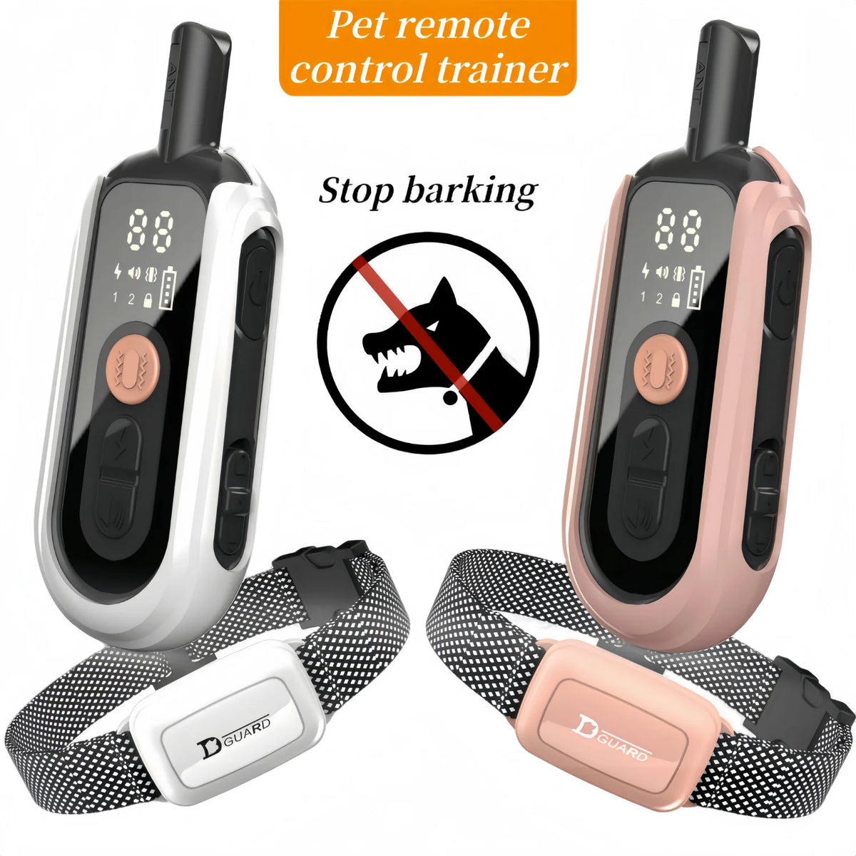 Rechargeable Dog Training Collar with Remote