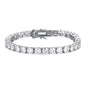 Moissanite Tennis Bracelet 925 Sterling Silver White Gold