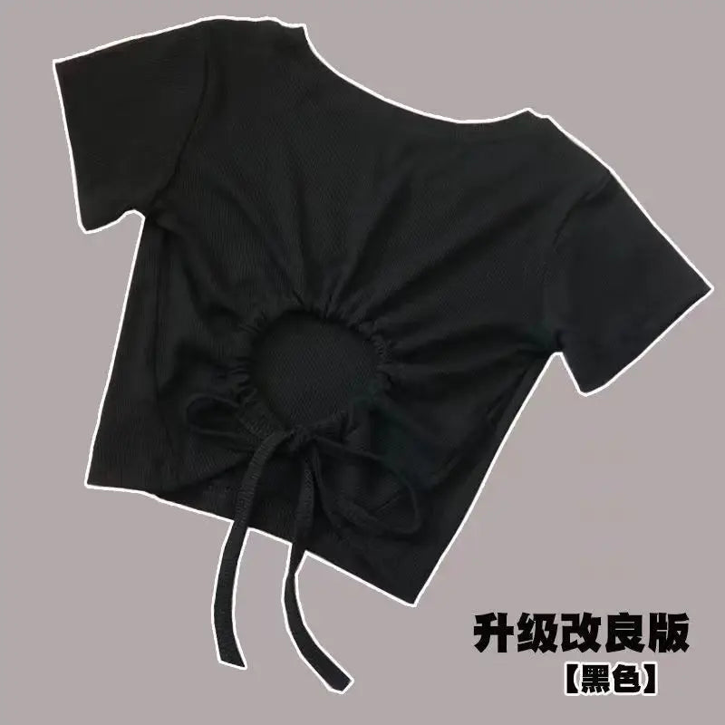 Girls Loose Cargo Pants with Belt for Daily Wear