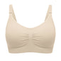 Plus Size Nursing Bra Seamless Breathable Nylon