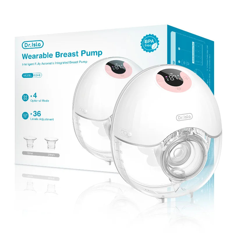 Wearable Electric Breast Pump with LED Display