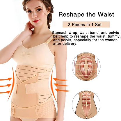 3in1 Postpartum Belly Band for Women