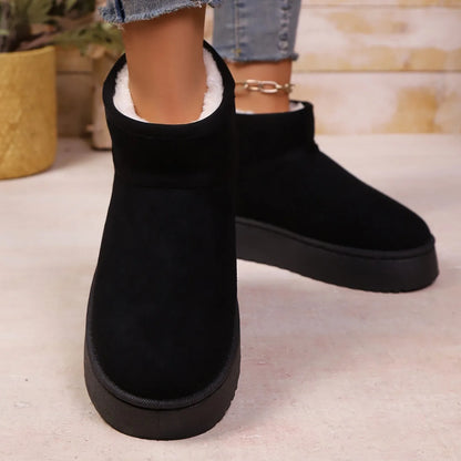Sheepskin Wool Low-Cut Warm Comfortable Boots for Women