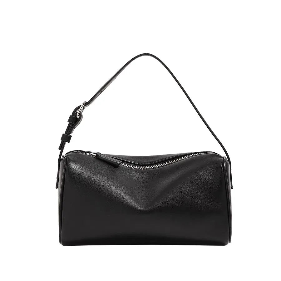 Soft Cowhide Mini Crossbody Bag with Split Leather