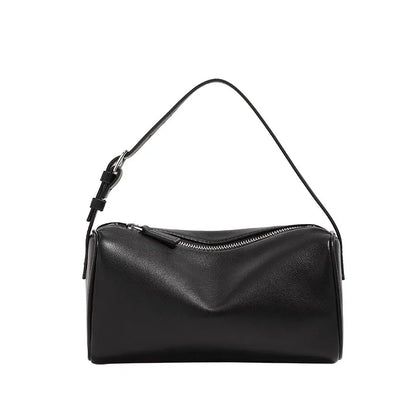 Soft Cowhide Mini Crossbody Bag with Split Leather