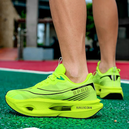 Men's Casual Running Shoes with Fabric Upper