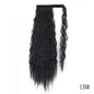 Long Straight Clip-in Ponytail Hair Extension Black