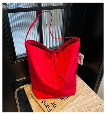 Large Capacity Nylon Tote Shoulder Bag for Women