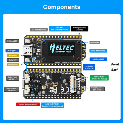 Heltec V4 ESP32-S3 Development Board with LoRa Module