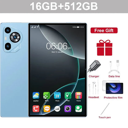 11 Inch 5G Tablet Android 15 22GB RAM 2TB ROM Metal