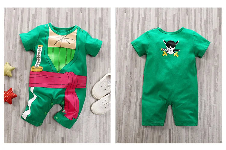 Cotton Anime Role Play Baby Jumpsuit for Summer