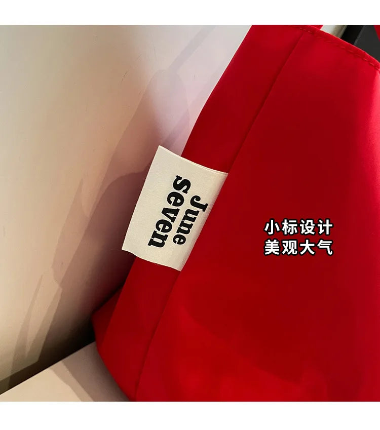 Large Capacity Nylon Tote Shoulder Bag for Women