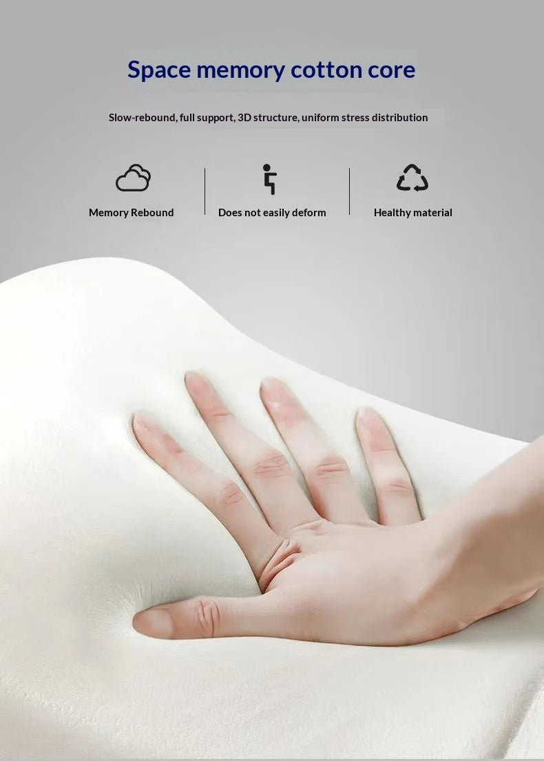 Memory Foam Lumbar Cushion for Office and Car Support