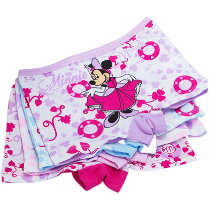 Girls Cartoon Cotton Underwear Briefs Size 2T-10T