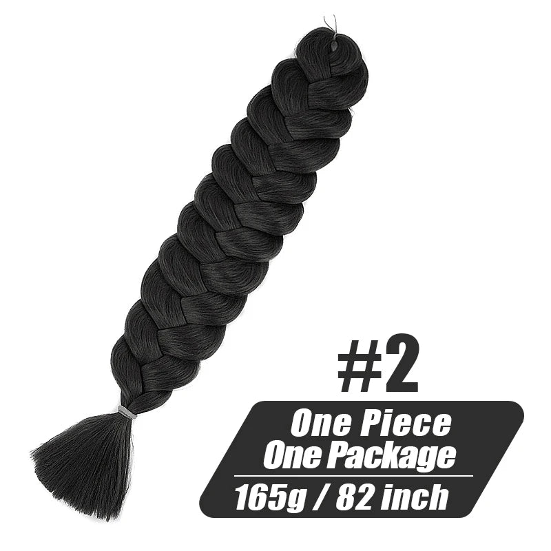 Kanekalon Jumbo Braiding Hair 82 Inch Kinky Straight