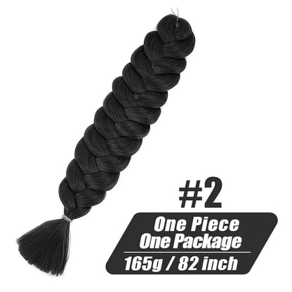 Kanekalon Jumbo Braiding Hair 82 Inch Kinky Straight