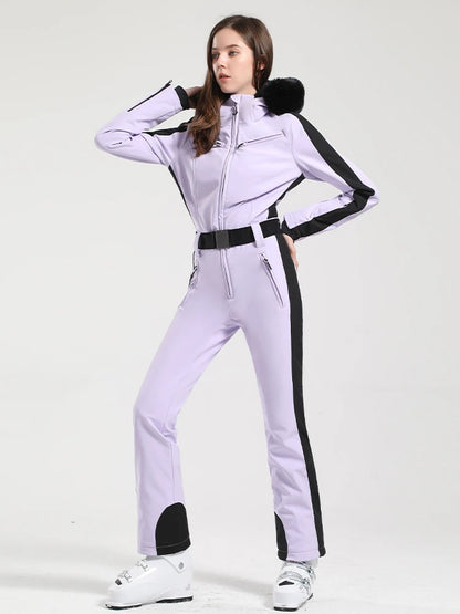 Gsou Women's Winter Snow Jumpsuit Waterproof Ski Suit