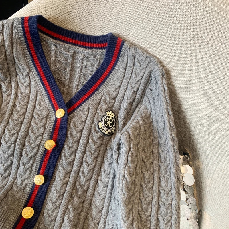 Cashmere V Neck Pullover Knitwear Jumper for Women