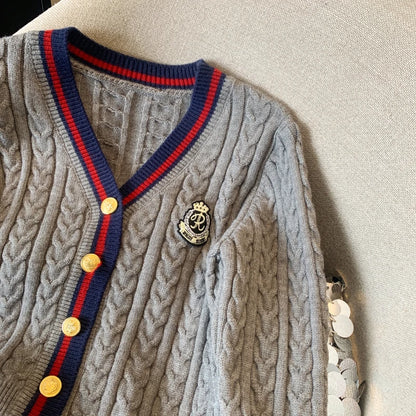Cashmere V Neck Pullover Knitwear Jumper for Women