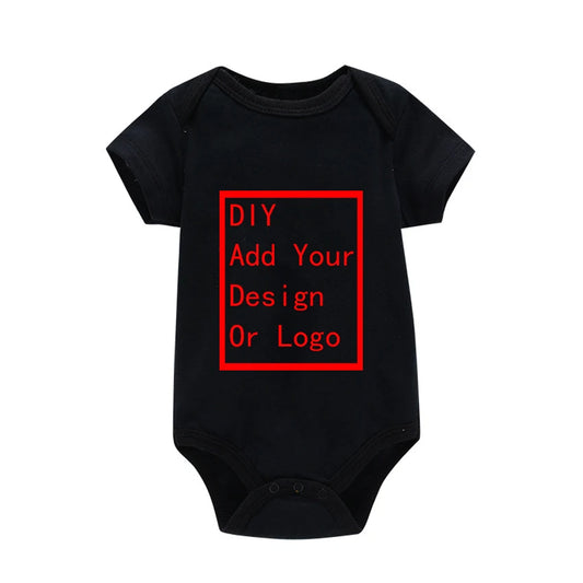 Newborn Baby White Cotton Short Sleeve Romper