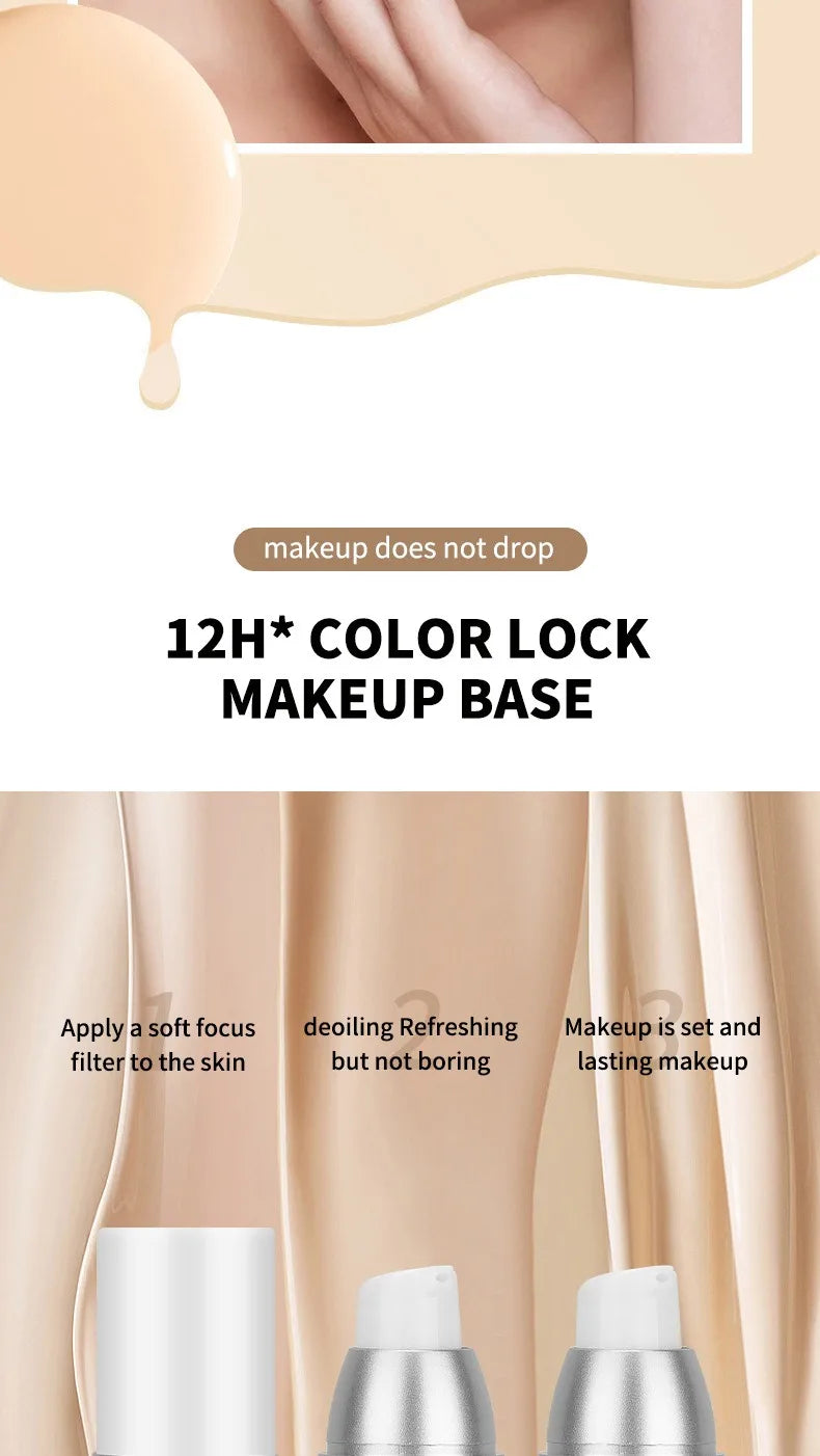 Color Changing Foundation Concealer Long Lasting Moisturizing