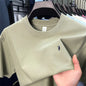 Cotton Men's Short Sleeve T-Shirt Casual Round Neck