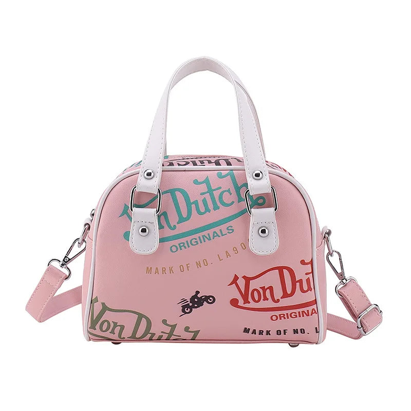 Large Capacity Crossbody Bag for Women Retro Design