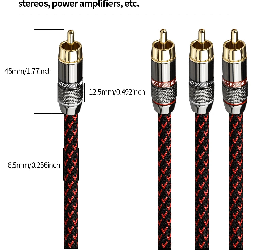 Hi-Fi Stereo RCA Audio Cable