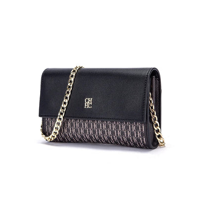 Brown PU Messenger Bag with Magnetic Flip Closure