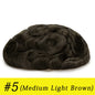 Thin Skin 0.03mm Natural Hair Toupee for Men