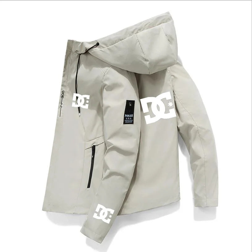 Men's Waterproof Fishing Jacket Hoodie Windbreaker