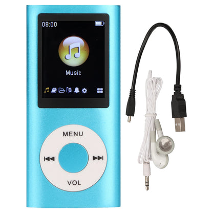Aluminum Alloy Slim MP3 Player with 1.8 Inch LCD Screen