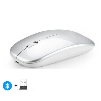 Rechargeable Wireless Mouse Dual Modes for PC and Laptop