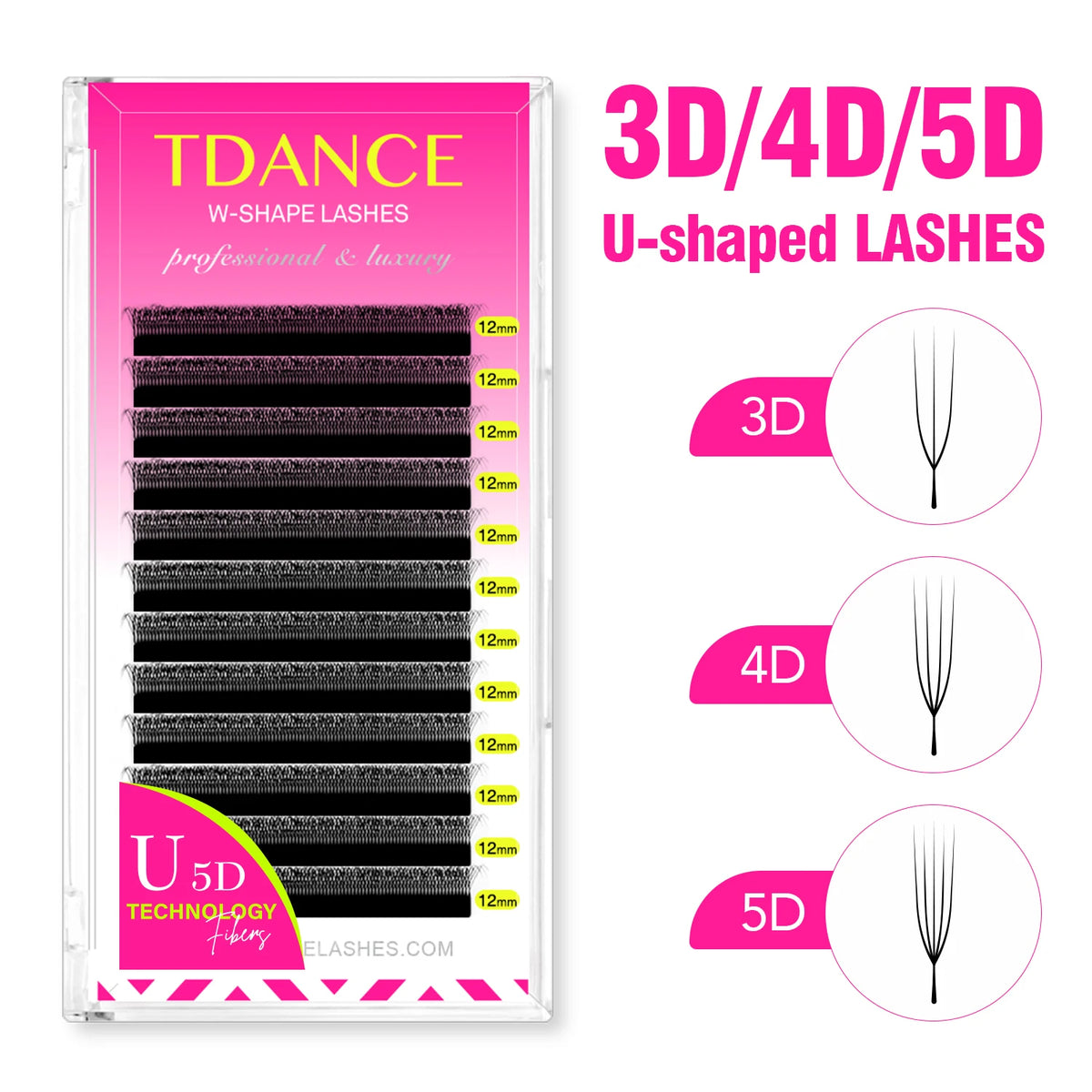TDANCE U-Shaped 3D Eyelash Extensions