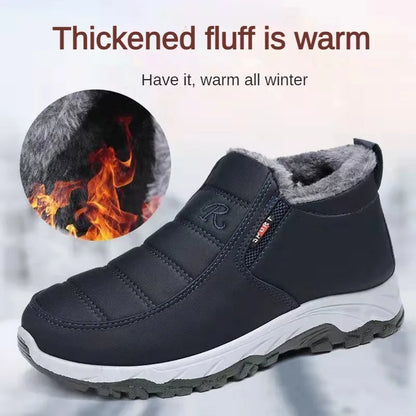 Men's Cotton Casual Ankle Boots for Winter