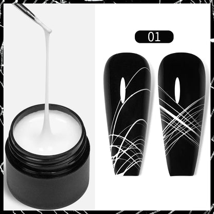 Clear 3D No Wipe Sculpture Gel Nail Polish 15ML
