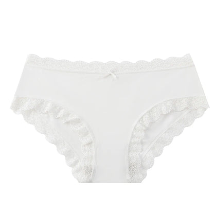 BZEL Women's Lace Floral G-String Leopard Panties