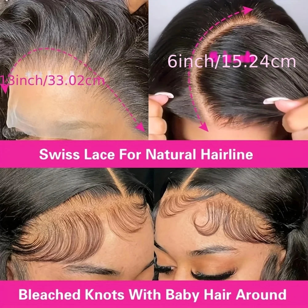 13x6 Lace Frontal Wig Burmese Curly Human Hair