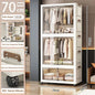 Multi-Layer Plastic Storage Cabinet for Home Use