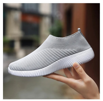 Pink Women Slip On Walking Shoes Lightweight EVA