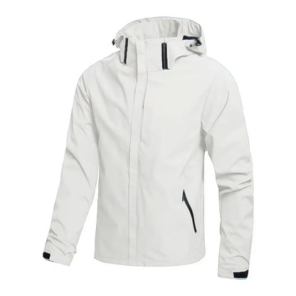 Men's Lightweight Waterproof Hooded Rain Jacket