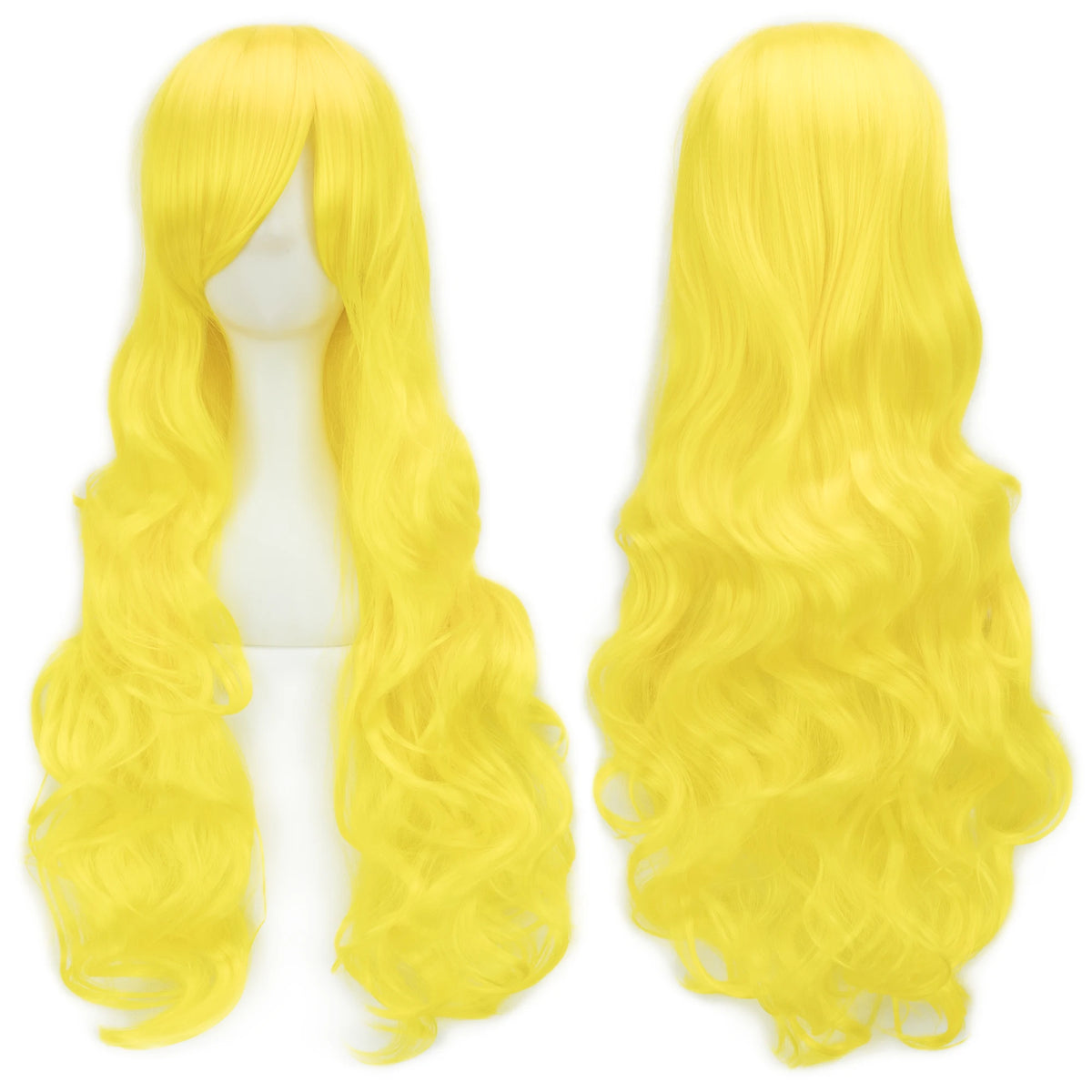 Soowee Curly Long Green Synthetic Hair Wig for Women